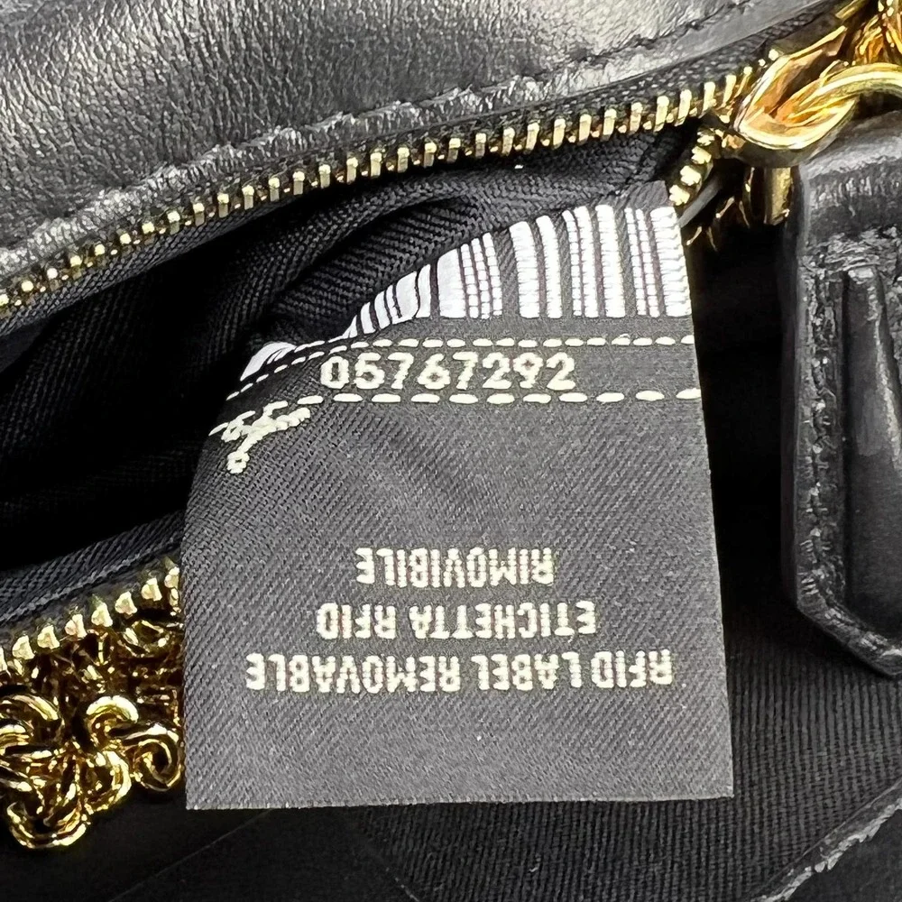 💛SOLD🖤 Fendi Velvet Wallet on Chain in Black - Picture 10 of 11